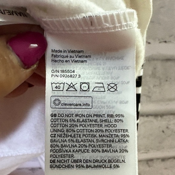 H&M White NASA Hoodie for Men - Picture 9 of 9